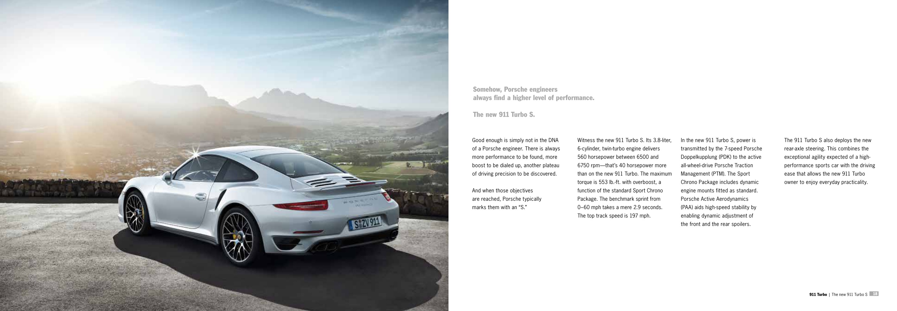 2014 Porsche 911 Turbo Brochure Page 48